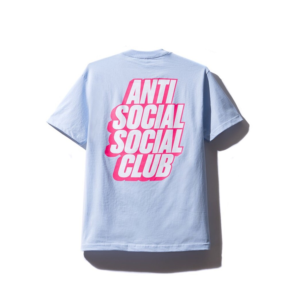 Anti Social Social Club Blocked Logo Tee Sz Small